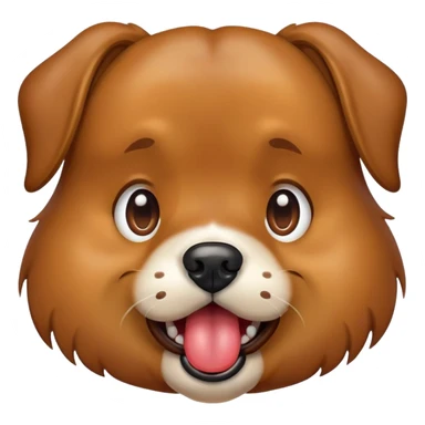 Dog drooling sticker