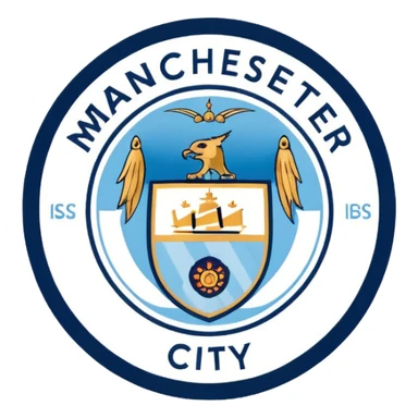 Manchester city logo sticker