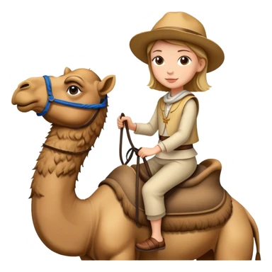 Picture of me in this photo riding a camel sticker