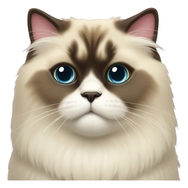 himalayan cat sticker