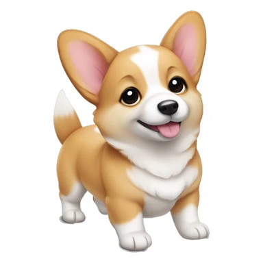 baby corgi sticker
