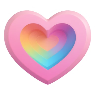 Instagram icon pastel pink and heart sticker