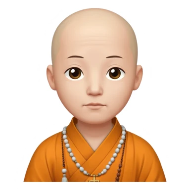Chinese monk  sticker