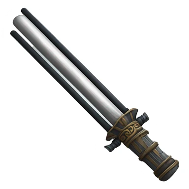 Lightsaber and Elder Wand crossed sticker