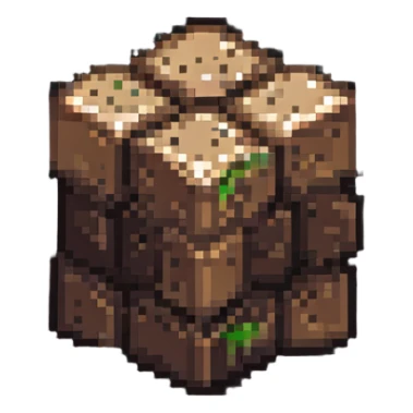 minecraft dirt block sticker