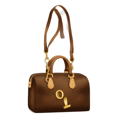 brown LV bag sticker