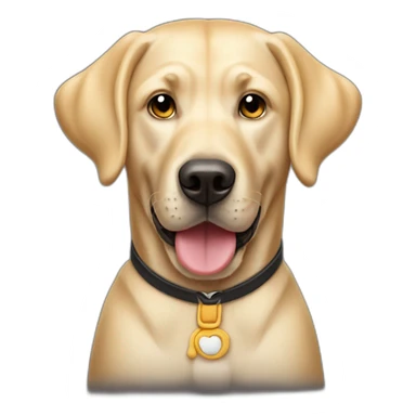 male blonde labrador dressed as mickey mouse sticker