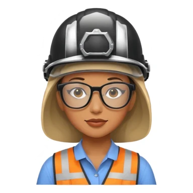 woman wearing helmet and glasses sticker