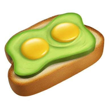 one avocado tost  sticker