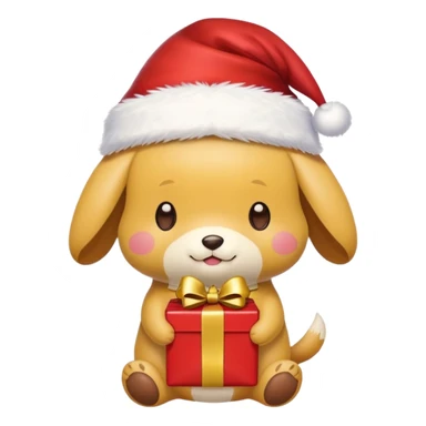Pompompurin merry christmas  sticker