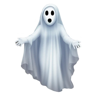 Ghost leaving woman’s body sticker