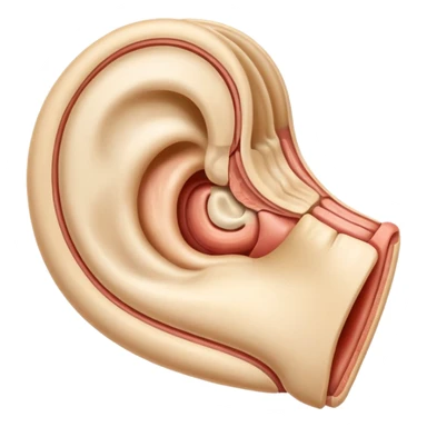 ear anatomy sticker