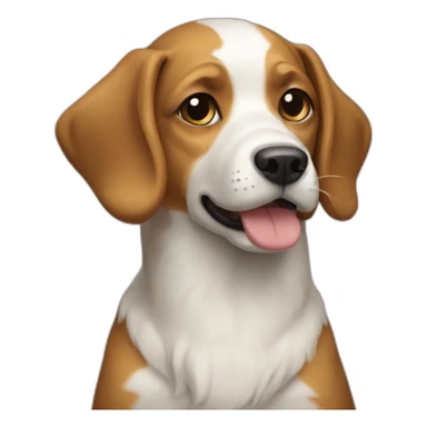 Dog on dog on dog on dog sticker