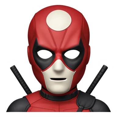 deadpool face sticker