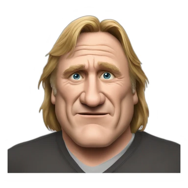 Gerard Depardieu with snus from dota sticker