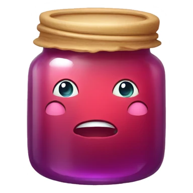 impressed jar of jelly sticker