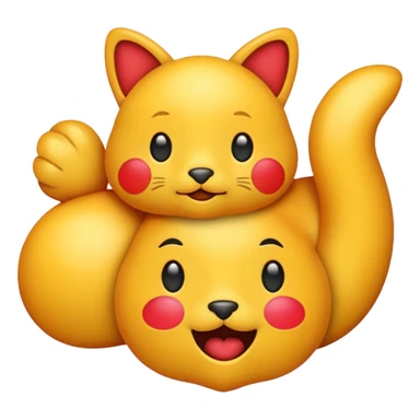 labubu emoji sticker
