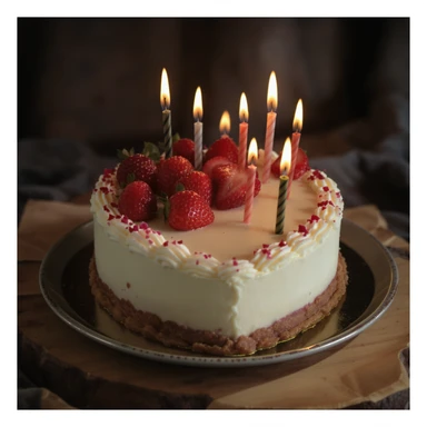 heart-shaped cake, professional photography style sticker