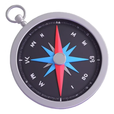 compass navigation tool sticker