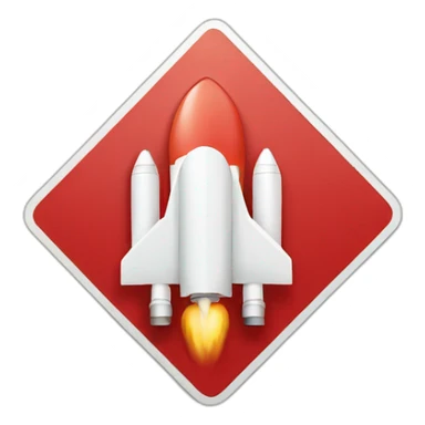 sign no entry for rockets sticker