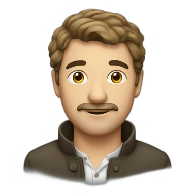 A French man sticker