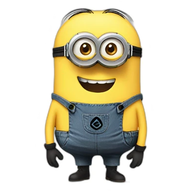 a funny bob the minion sticker