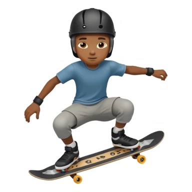 skateboarder black boy mugshot with helmet sticker