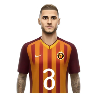 Mauro icardi galatasaray jersey sticker