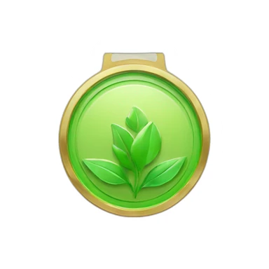 sustainable medal sticker