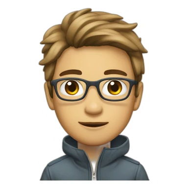 Monyet pake jas hujan sticker