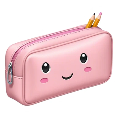 light pink pencil case sticker