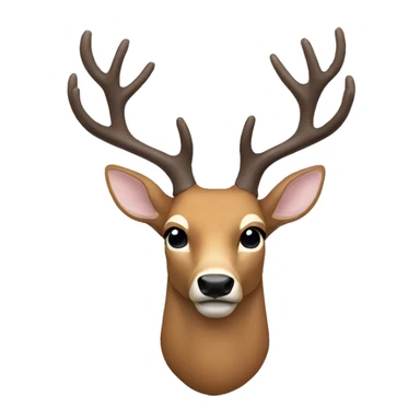Deer head  sticker