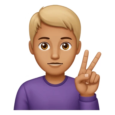 a CHARACTER MAKING THE MIDDLE FINGER sticker