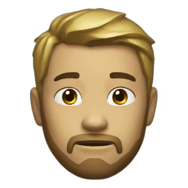 broken halo emoji sticker