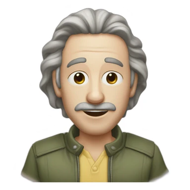 Единорог со стволом и в пиджаке sticker