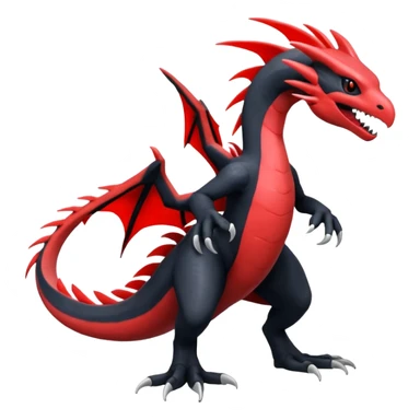 Yveltal-Lugia-Salandit-Fakémon-hybrid-creature (full body)  sticker