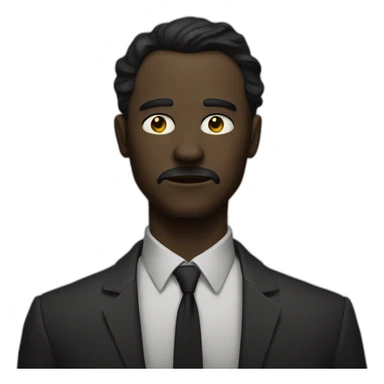 no man from genesis noir sticker