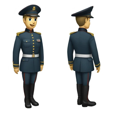 Salut militaire  sticker