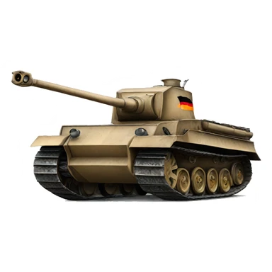 German Tiger tank sticker