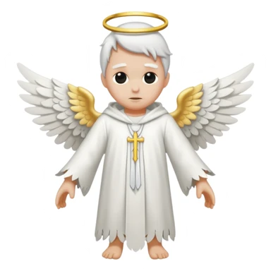 Headless angel sticker