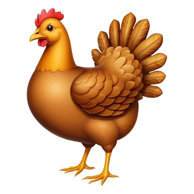 Chicken in a turkey in a duck  sticker