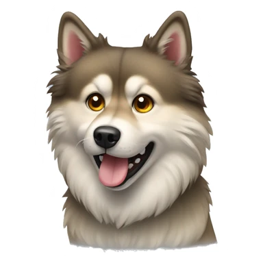 Wolfspitz dog sticker