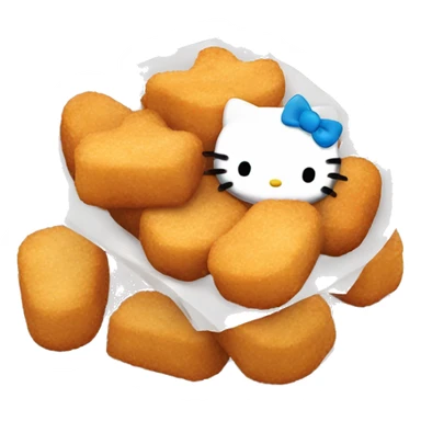 Hello Kitty nuggets sticker