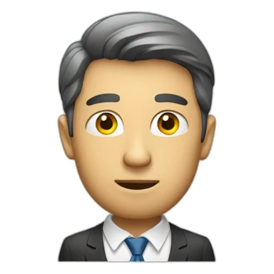 businessman wondering sticker