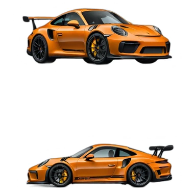 Porsche gt3 rs 992 sticker