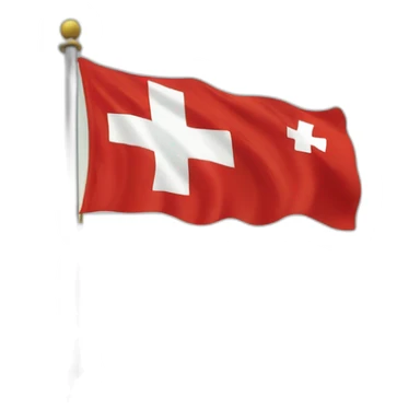 Drapeau Suisse et montagne  sticker