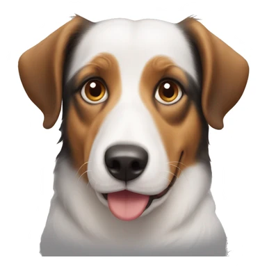 Australian Shepard beagle face  sticker