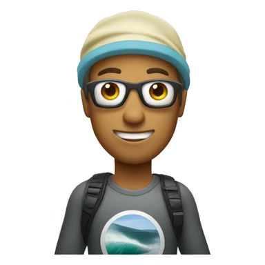 a photographer surfer sticker