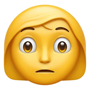 A human thinking emoji sticker