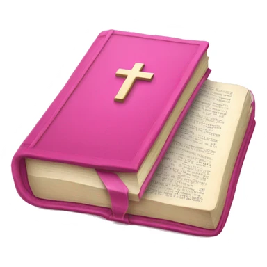 Pink bible sticker